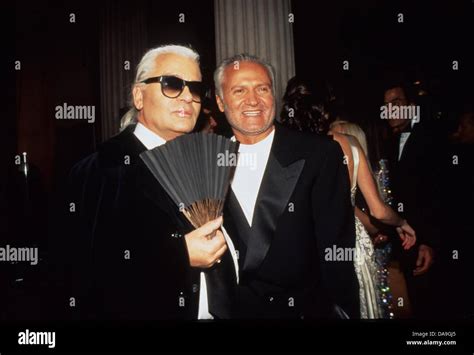 karl lagerfeld gianni versace|versace at the gala.